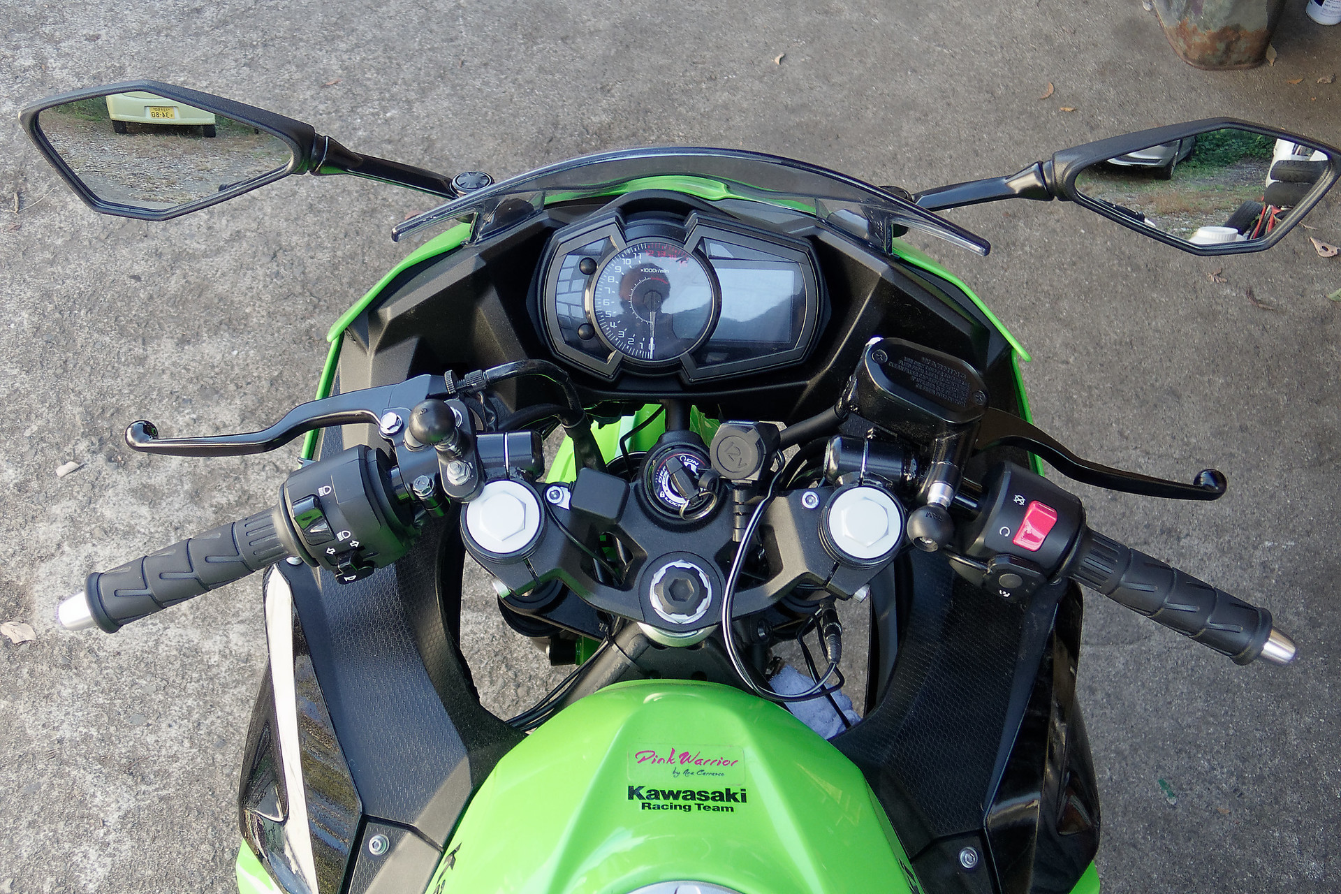 またまたハンドル(の一部)を交換しました。: Ninja400と僕